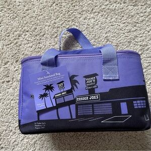 Purple Insulated Toiletry / Mini Cooler Bag